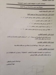امتحان قدرات فنون تطبيقية 2018