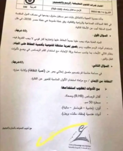 امتحان قدرات فنون تطبيقية 2021
