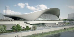 London Aquatics Centre for 2012 Summer Olympics - Zaha Hadid Architects. Image © Helene Binet 2