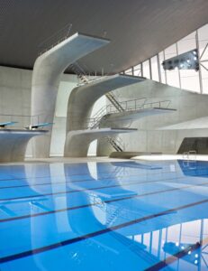 London Aquatics Centre for 2012 Summer Olympics - Zaha Hadid Architects. Image © Helene Binet