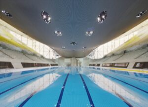 London Aquatics Centre for 2012 Summer Olympics - Zaha Hadid Architects. Image © Helene Binet 3