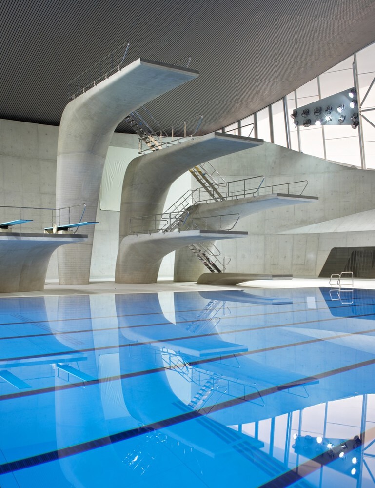 London Aquatics Centre for 2012 Summer Olympics - Zaha Hadid Architects. Image © Helene Binet