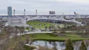 Olympiastadion, Munich - Behnisch and Partners, Frei Otto. Image © Amrei-Marie, Wikipedia Commons, CC BY-SA 4.0