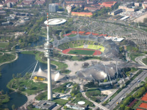 Olympiastadion, Munich - Behnisch and Partners, Frei Otto. Image © Maximilian Dörrbecker (Chumwa) , Wikipedia Commons, CC BY-SA 2,5