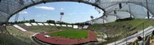 Olympiastadion, Munich - Behnisch and Partners, Frei Otto. Image © Tobi 87, Wikipedia Commons, CC BY-SA 4.0