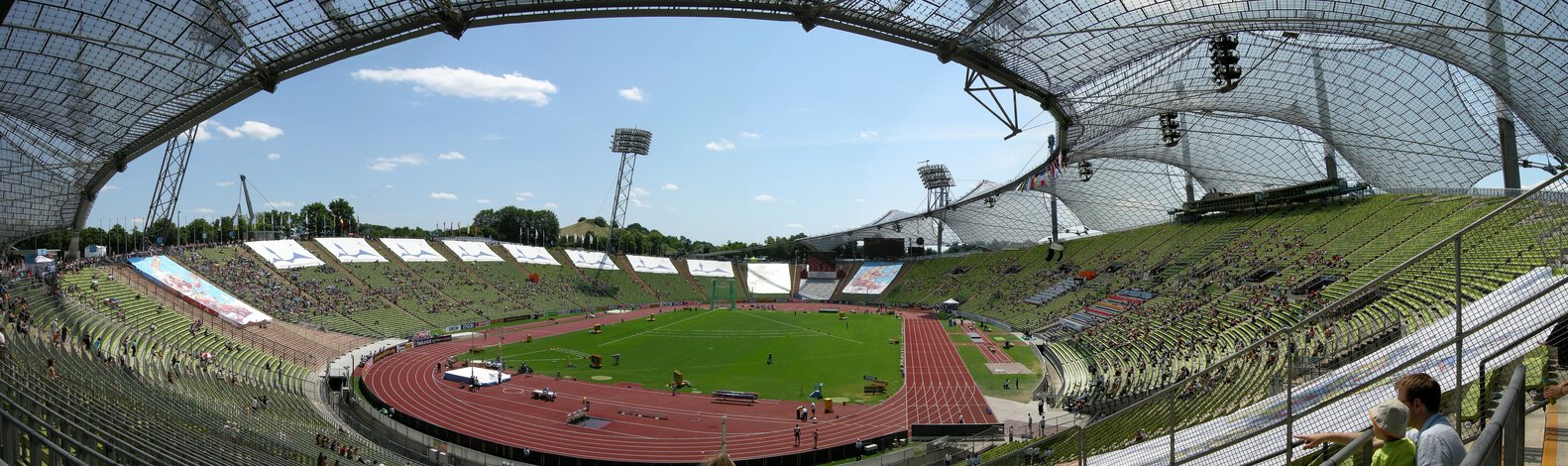 Olympiastadion, Munich - Behnisch and Partners, Frei Otto. Image © Tobi 87, Wikipedia Commons, CC BY-SA 4.0